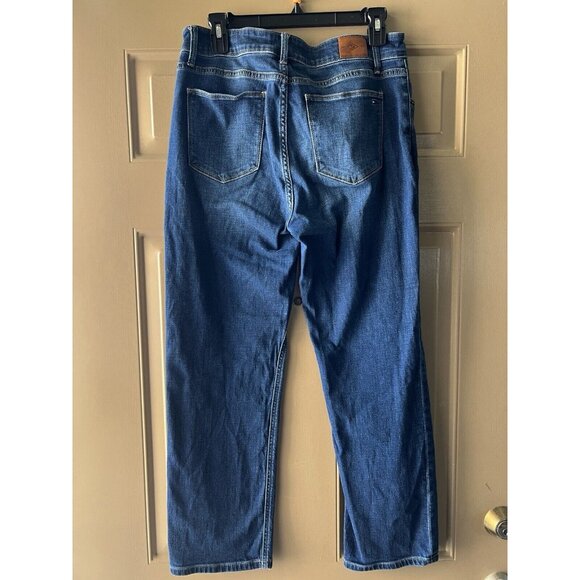 Tommy Hilfiger Jeans Womens Size 10 Tribeca Straight Ankle Denim Medium Wash - Picture 4 of 13